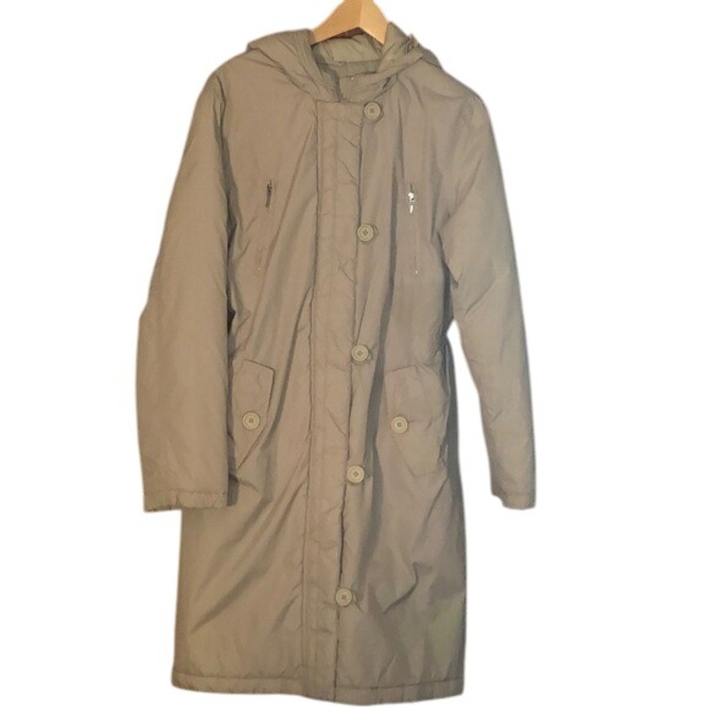 R Brand Gray‎ Long Coat Size 8